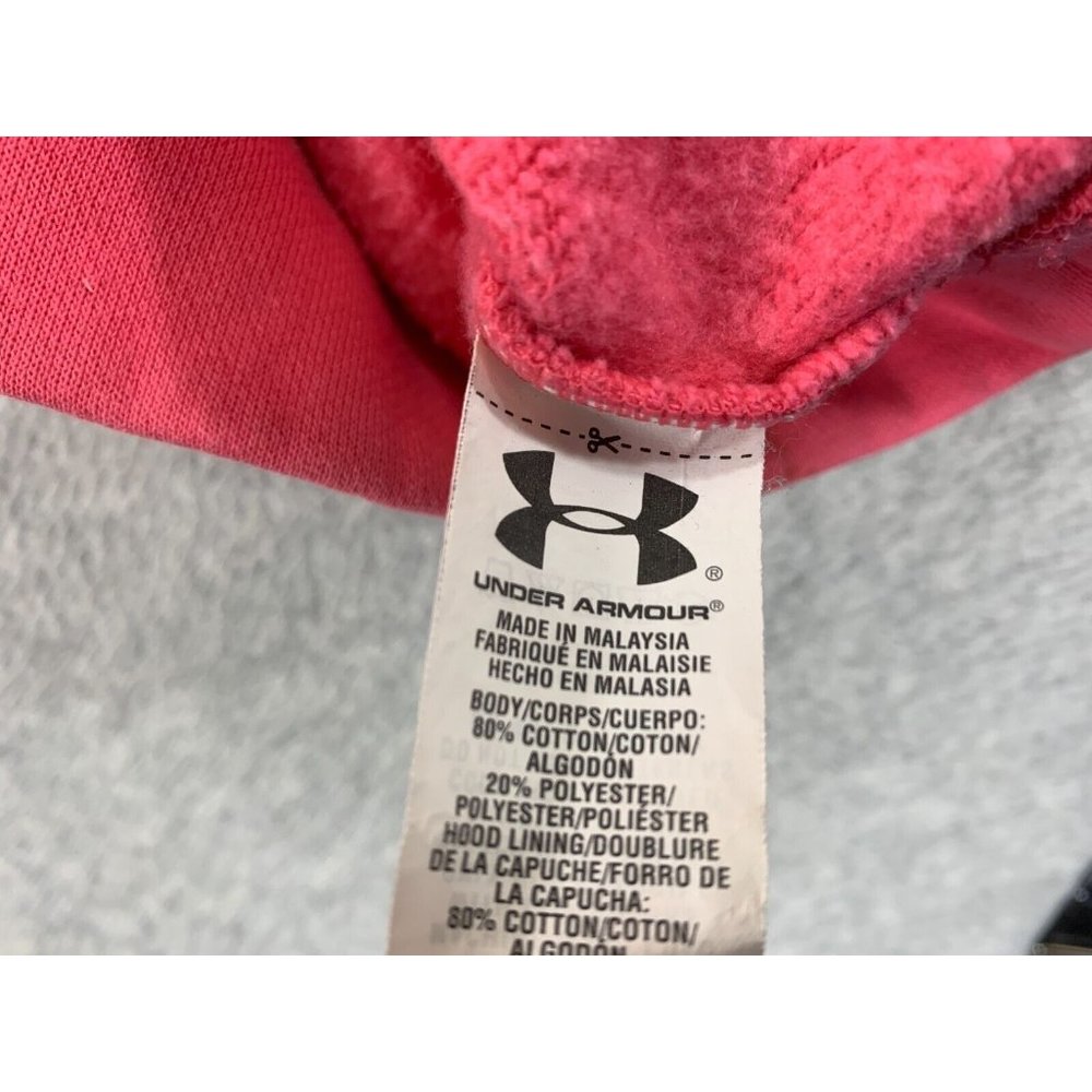 Under Armour Storm Loose Fit Hoodie Sweatshirt (Girl's XL) Pink - Picture 10 of 12
